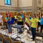 INTERMEZZO Band beim Gottesdienst zum Schuljahresbeginn in der Reformierten Kirche Töss